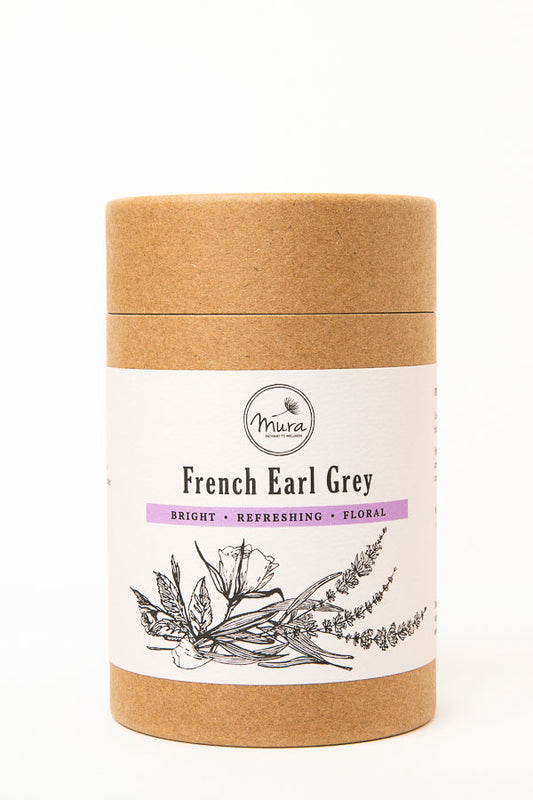 french earl grey tea in packaging