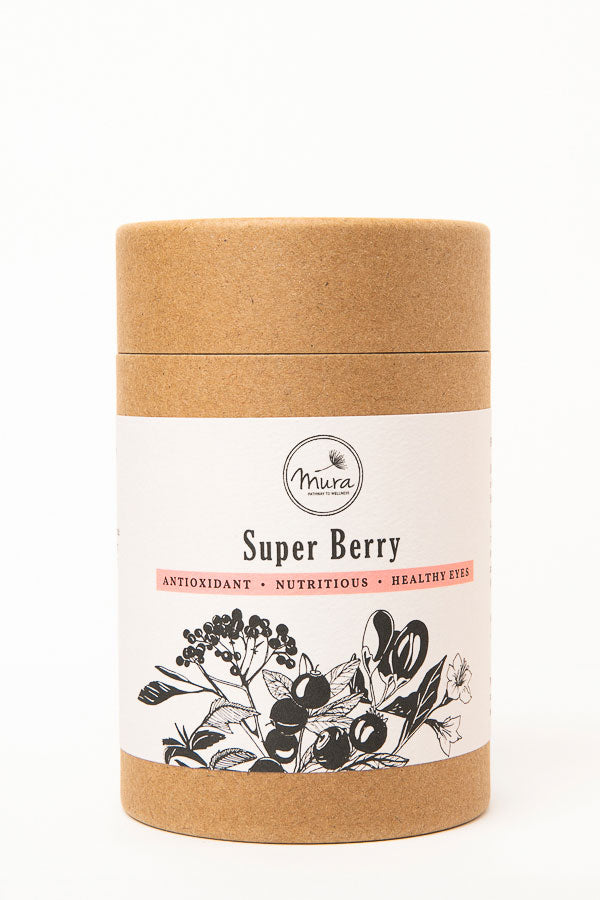 super berry tea in packaging